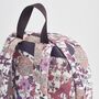 Deco Blooms Large Blackberry Backpack, thumbnail 7 of 8