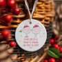To Grandparents From The Bump Xmas Tree Decoration C, thumbnail 1 of 3