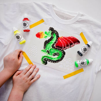 Dragon T Shirt Painting Stencil Kit, 2 of 11