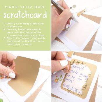 Personalised Polar Bear Scratch Card, 6 of 10