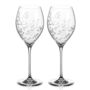 Personalised Set Of Two Floral Crystal Wine Glasses, thumbnail 7 of 8