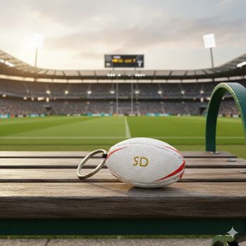 Rugby Ball Keyring, 7 of 11