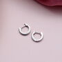 Sterling Silver Classic Circle Earring Hoop, thumbnail 1 of 3