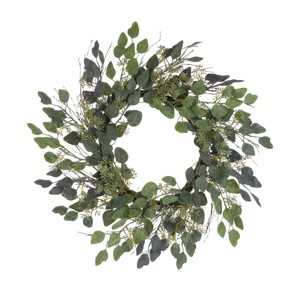 Faux Eucalyptus Wreath, 1 of 1