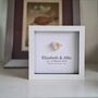 Personalised 8th Anniversary Gift Handmade Silk Heart, thumbnail 2 of 9