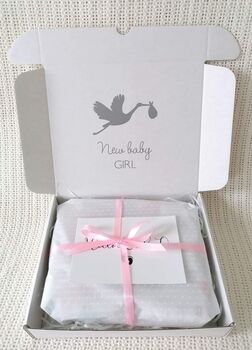 Rainbow Bib And Teether New Baby Girl Gift Set, 2 of 8