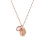 Rhodium, Gold Or Rose Gold Gemstone Charm Necklace, thumbnail 5 of 12