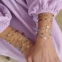 Third Eye Chakra, Blue Aventurine And Apatite Bracelet And Necklaces, thumbnail 5 of 6