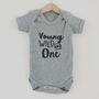 Young Wild And Age Wild And Free Babygrow, thumbnail 1 of 2