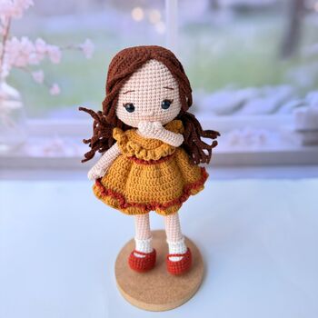 Handmade Crochet Doll, Knit Doll, Gift For Kids, 12 of 12