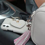 Personalised Leather Heart Key Ring, thumbnail 2 of 9