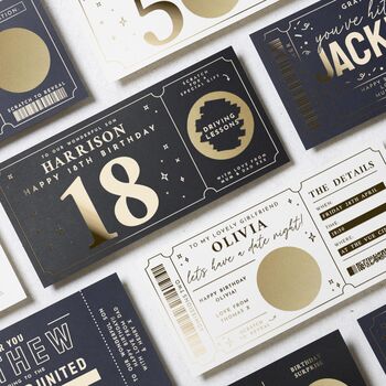 Driving Lessons Custom Scratch Card For Son 18th, 9 of 9