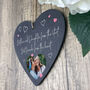 Personalised Mother And Daughter/Son Best Friends Photo Slate Heart, thumbnail 5 of 7