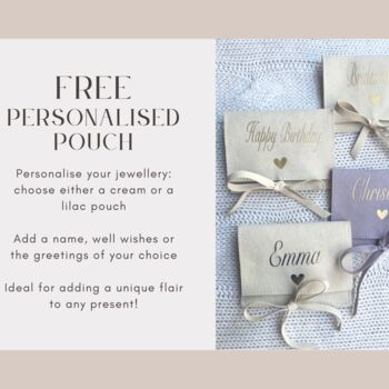 Gold Small Hoop Set, Small Huggie Earrings Set, Free Personalised Gift Bag, 7 of 7