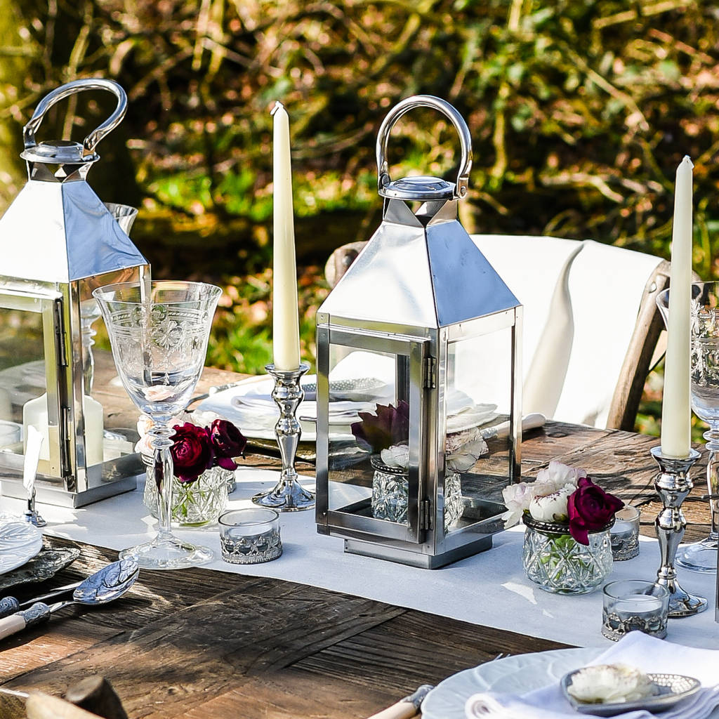 Silver Lantern For Weddings By The Wedding of my Dreams