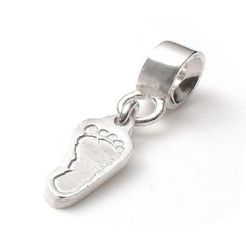 Little Hand / Footprint Charm With Carrier, 3 of 5