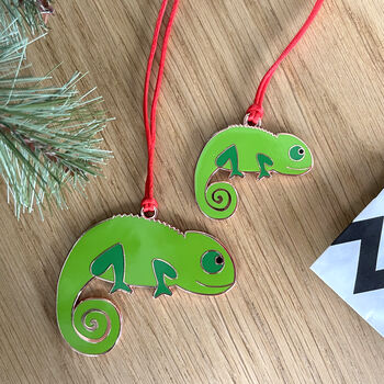 Chameleon Christmas Tree Decoration, 8 of 8