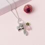 Fertility Goddess Charm Necklace, Sterling Silver, thumbnail 1 of 4