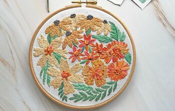 Daisies Embroidery Kit, 4 of 8