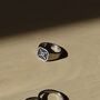 W Ring Silver Stainless Steel Gift, thumbnail 1 of 9