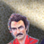 Tom Selleck Holographic Sticker, thumbnail 1 of 5