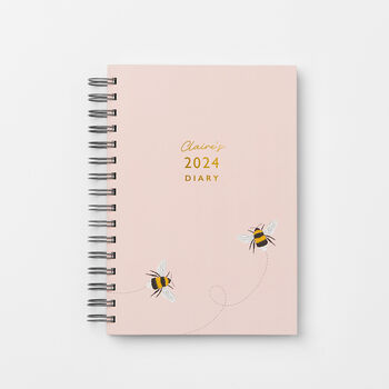 Personalised Bee 2024 Diary, 2 of 8