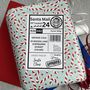 Personalised Santa Claus Christmas Postage Label, thumbnail 1 of 4