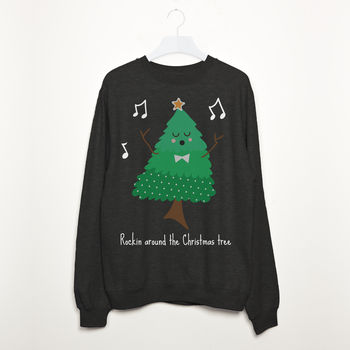 Rockin Around The Christmas Tree Women's Sweatshirt, 2 of 2