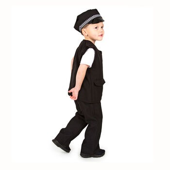 Children's Police Officer Costume Personalised, 3 of 4