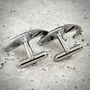 Wild Trout Cufflinks Antiqued Pewter, thumbnail 2 of 4