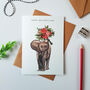 'Happy Mother's Day' Elephant Greetings Card, thumbnail 1 of 2