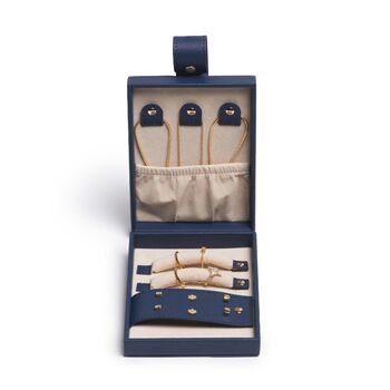 Travel Jewellery Box | Moritz Navy, 4 of 9