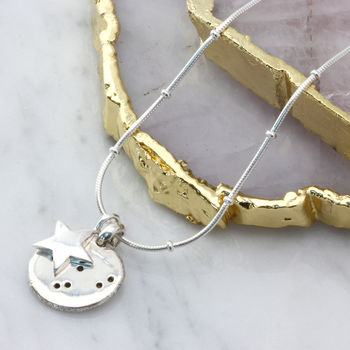 Personalised Constellation Silver Charm Necklace, 2 of 4