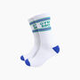 Gym Bro Organic Cotton Sports Socks In White, thumbnail 1 of 4