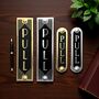 Pull Metal Door Sign Art Deco Or Modern, thumbnail 1 of 6