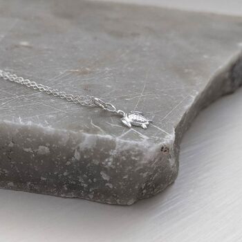Sterling Silver Turtle Necklace, 7 of 10