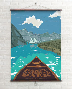 Banff National Park Canada Travel Poster Art Print, 2 of 6