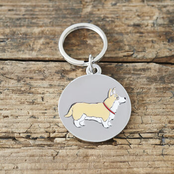Corgi Dog ID Name Tag, 2 of 9
