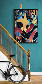 Abstract Art, Geometric Print, Picasso Inspired, 5 of 12