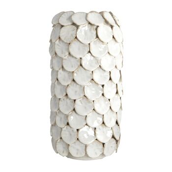 Tall Dot Glazed Ceramic Vase, 2 of 6