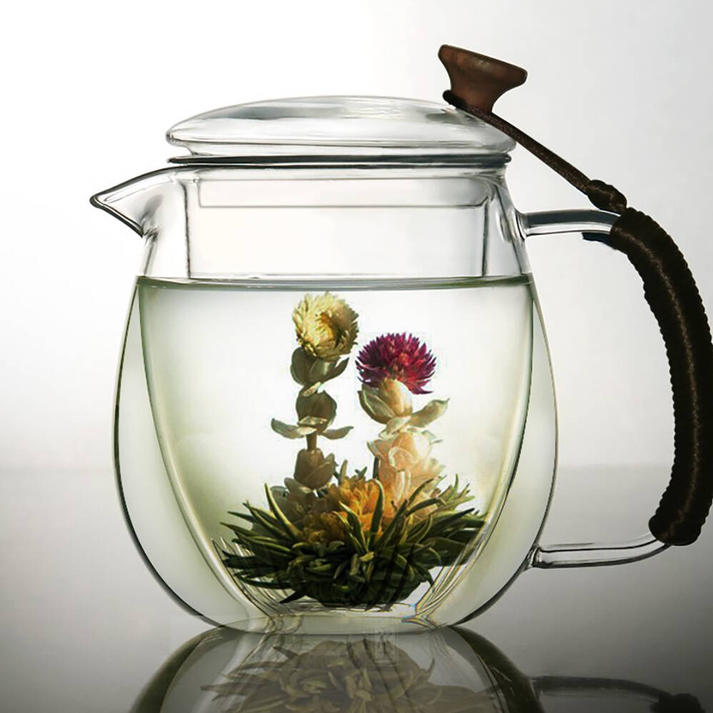 Double Walled Glass Teapot By Rendy Shop Uk