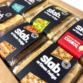 Six Fudge Slab Christmas Display Box – Dairy, 4 of 4