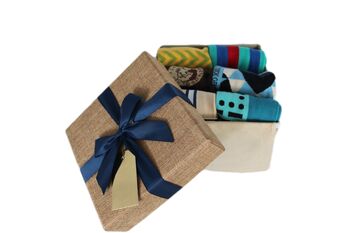 Set Of 12 Patterned Socks Gift Box Friendly, 5 of 5