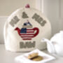 Personalised American Flag Tea Pot Cosy Gift, thumbnail 12 of 12