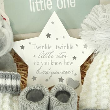 Twinkle Twinkle Little Star New Baby Gift Set Box, 5 of 7