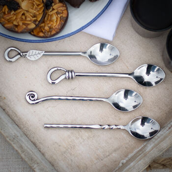 Set Of Four Mixed Coffee Spoons, 4 of 4