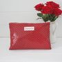 Oilcloth Wipe Clean Personalised Make Up Bag, thumbnail 8 of 9