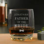 Personalised Father Of The Bride Glass, thumbnail 1 of 2