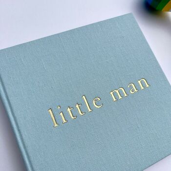 Linen 'Little Man' Photo Album, 2 of 3