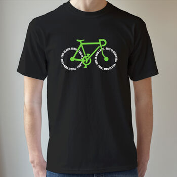 Cyclist's This Is How I Roll T Shirt, 2 of 8